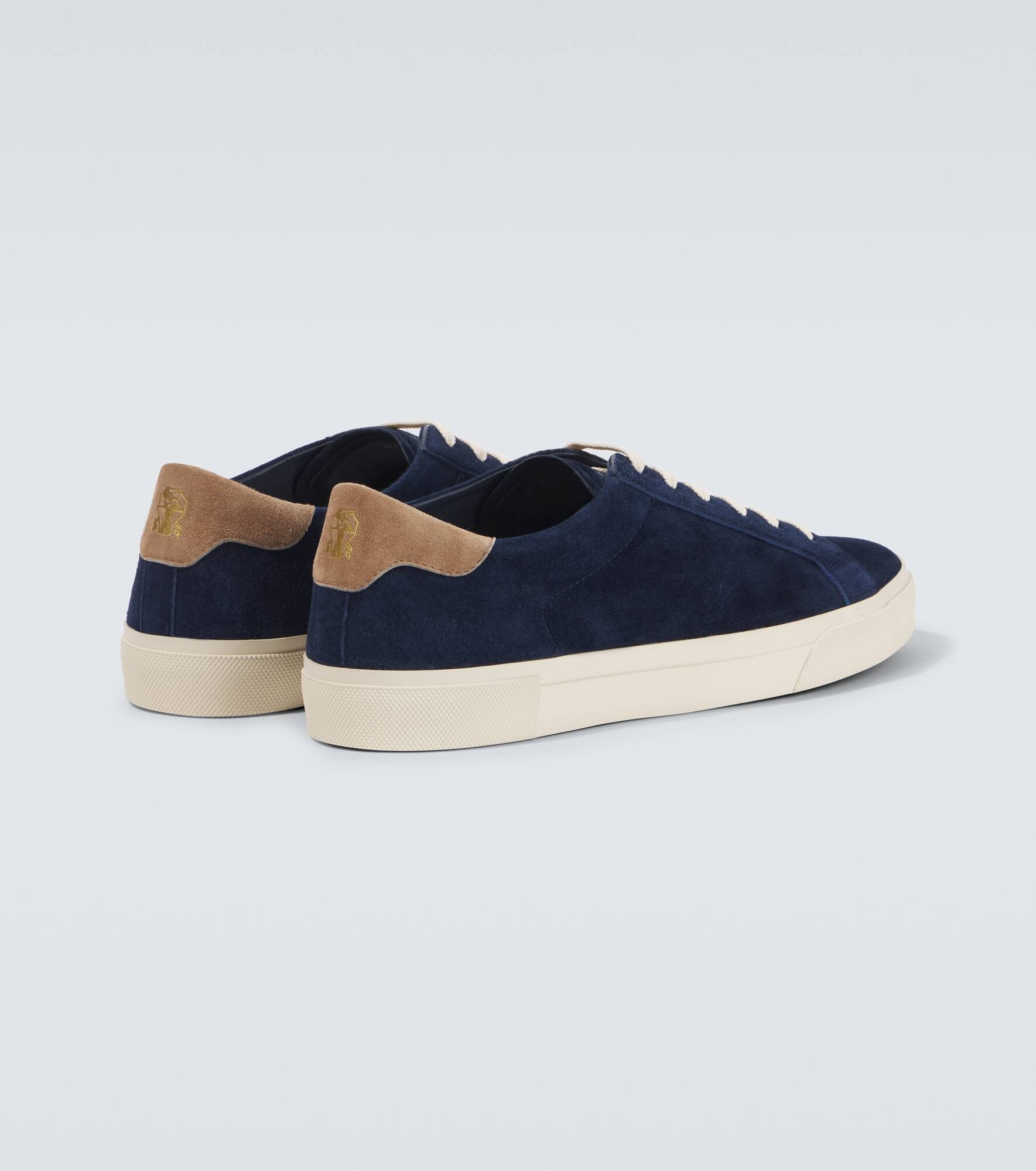 Suede low-top sneakers - 6