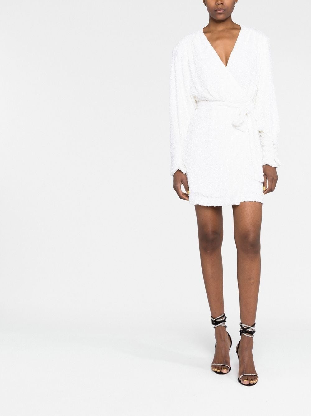 Samantha sequin wrap dress - 2