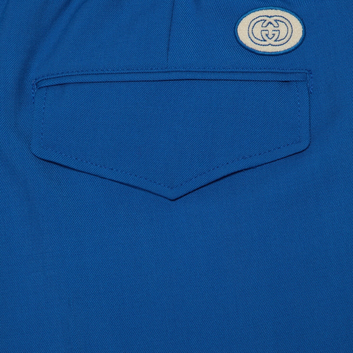 Wool mohair pants with Interlocking G - 4