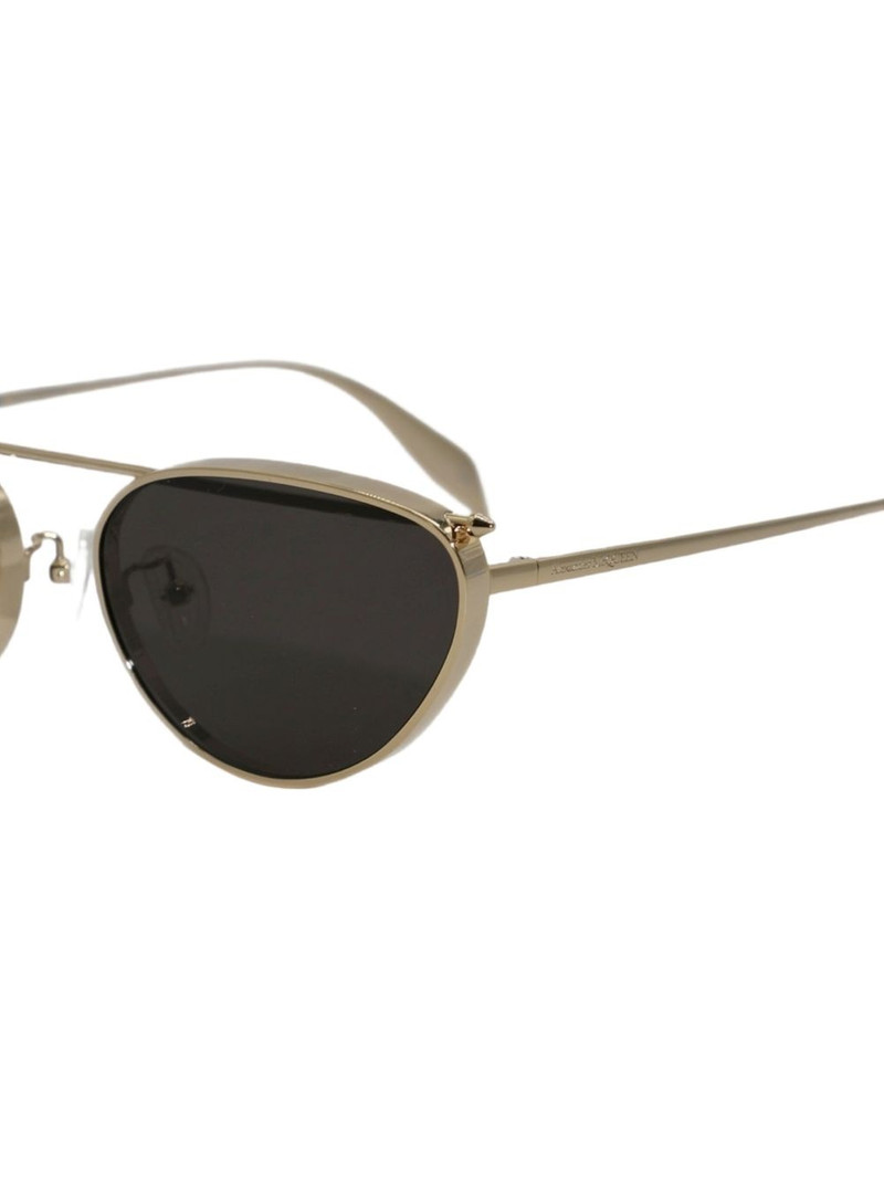 Alexander McQueen Front Piercing cat-eye sunglasses outlook