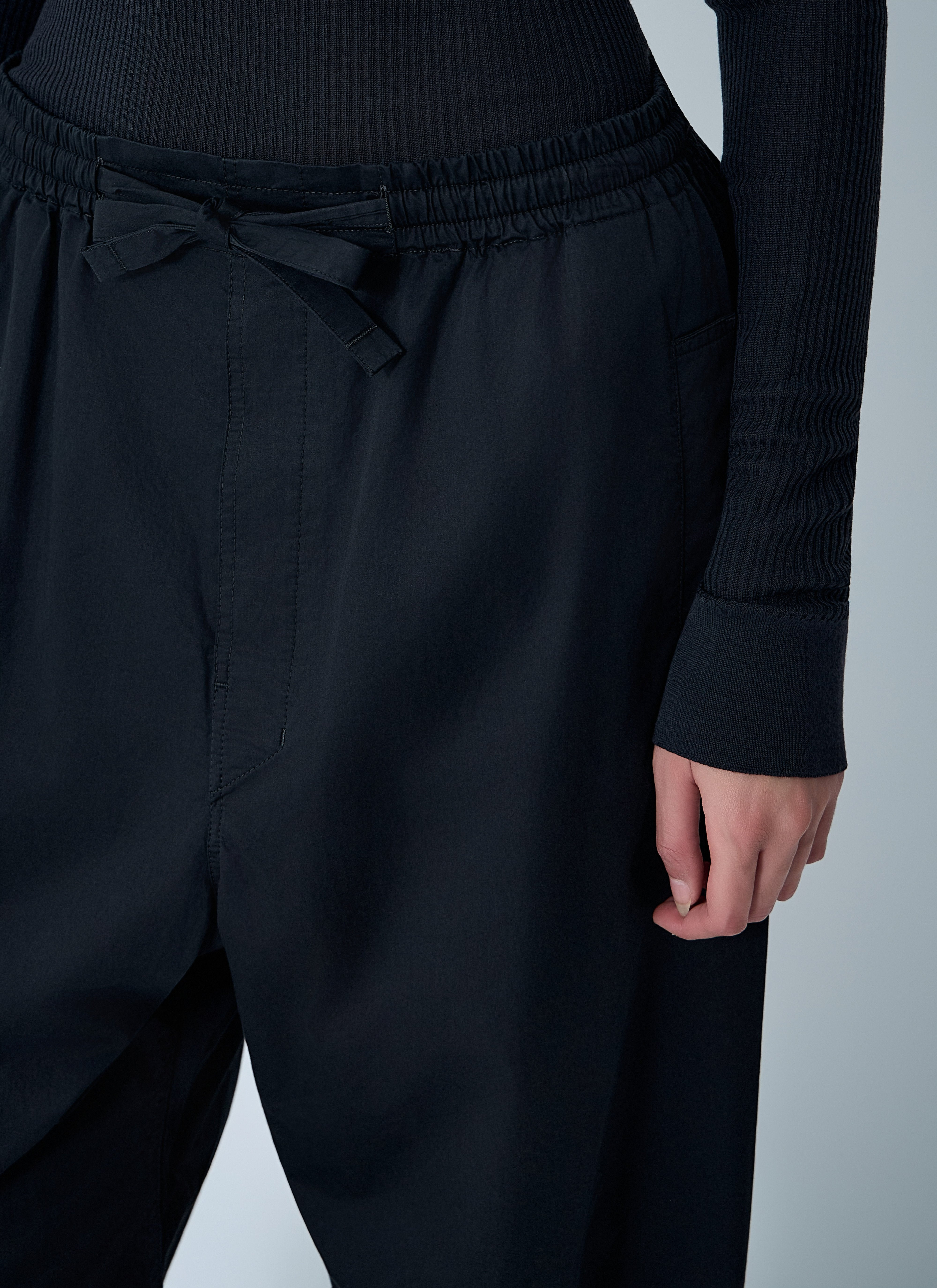 Lemaire Women Lightweight Cotton Satin Pants - 5