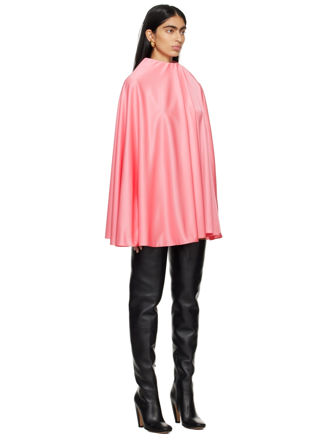 Pink Cape Blouse - 2