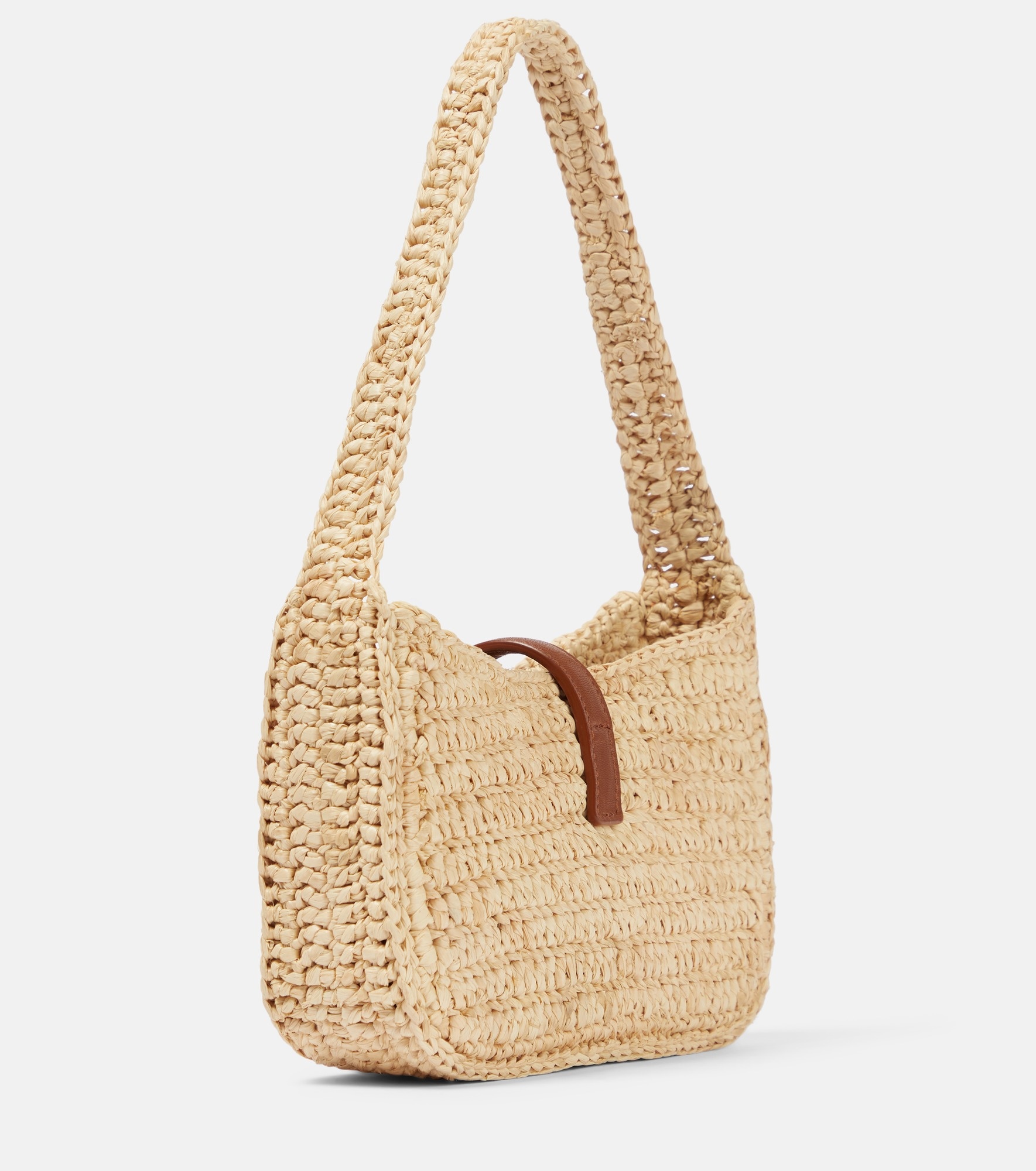 Le 5 à 7 Mini raffia shoulder bag - 4