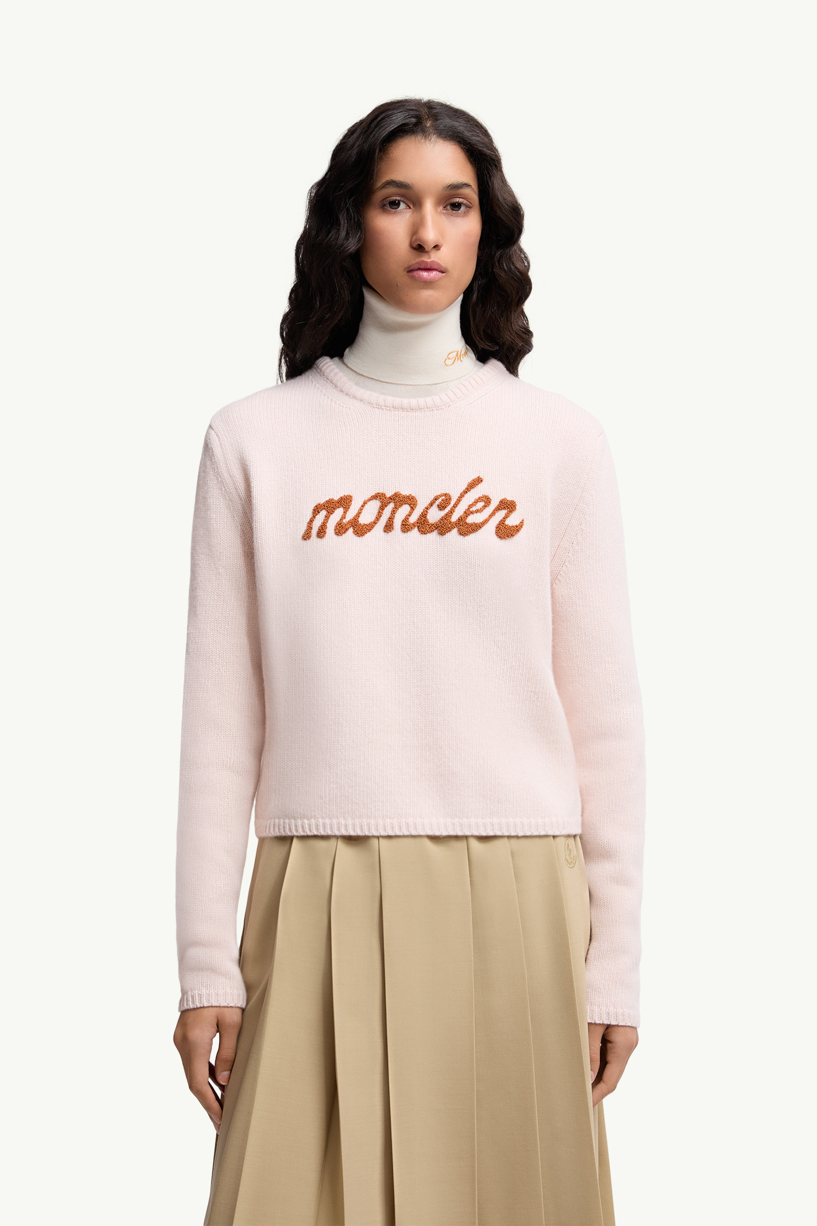 Embroidered Logo Wool & Cashmere Sweater - 3