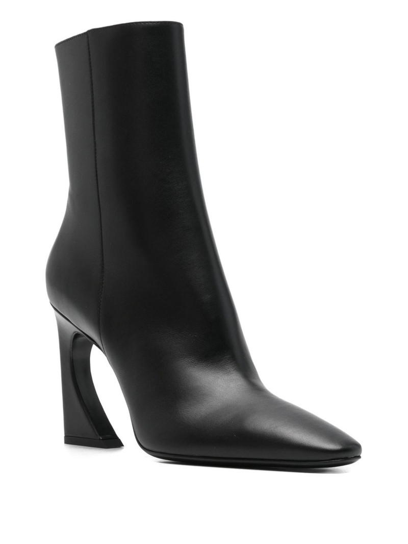 FENDI Arco point-toe ankle boots outlook