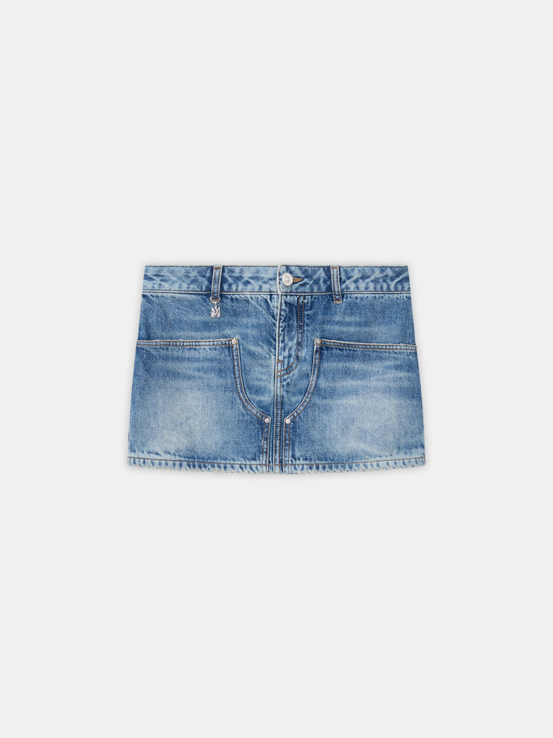 WOMEN'S DENIM CARPENTER MINI SKIRT 1