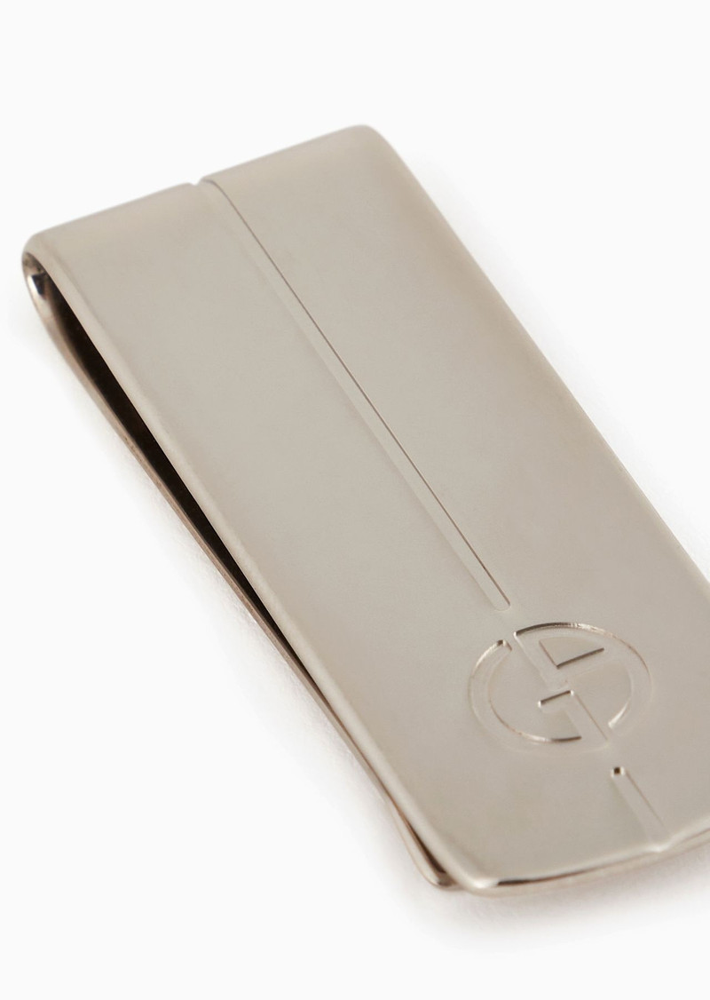 GIORGIO ARMANI Silver money clip outlook