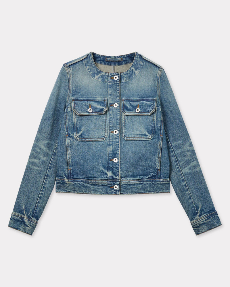 Jacket 에 stretch 일본의 denim 1