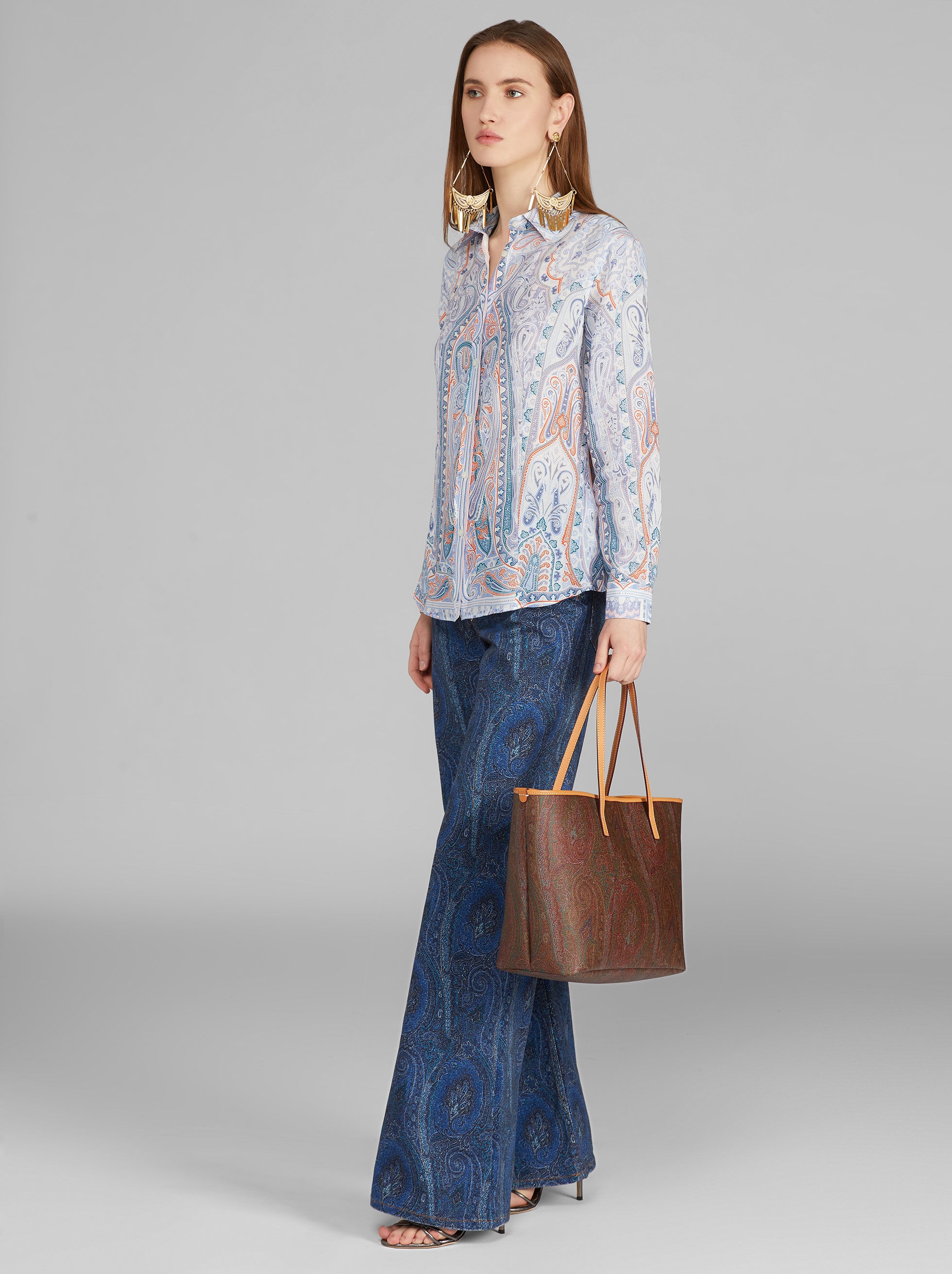 MEDIUM PAISLEY SHOPPING BAG - 2
