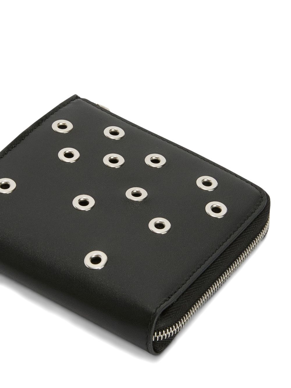 eyelet-embellished wallet - 2