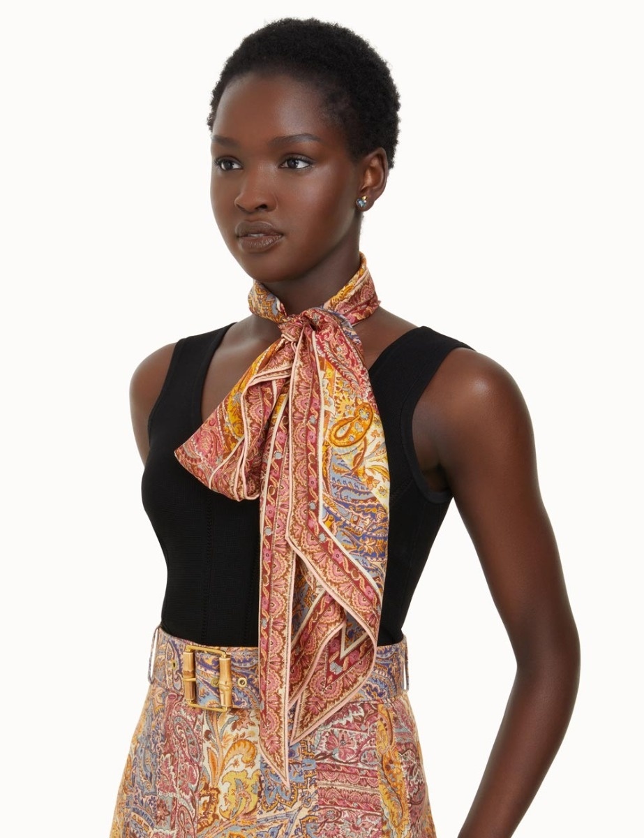 SILK NECK SCARF - 2