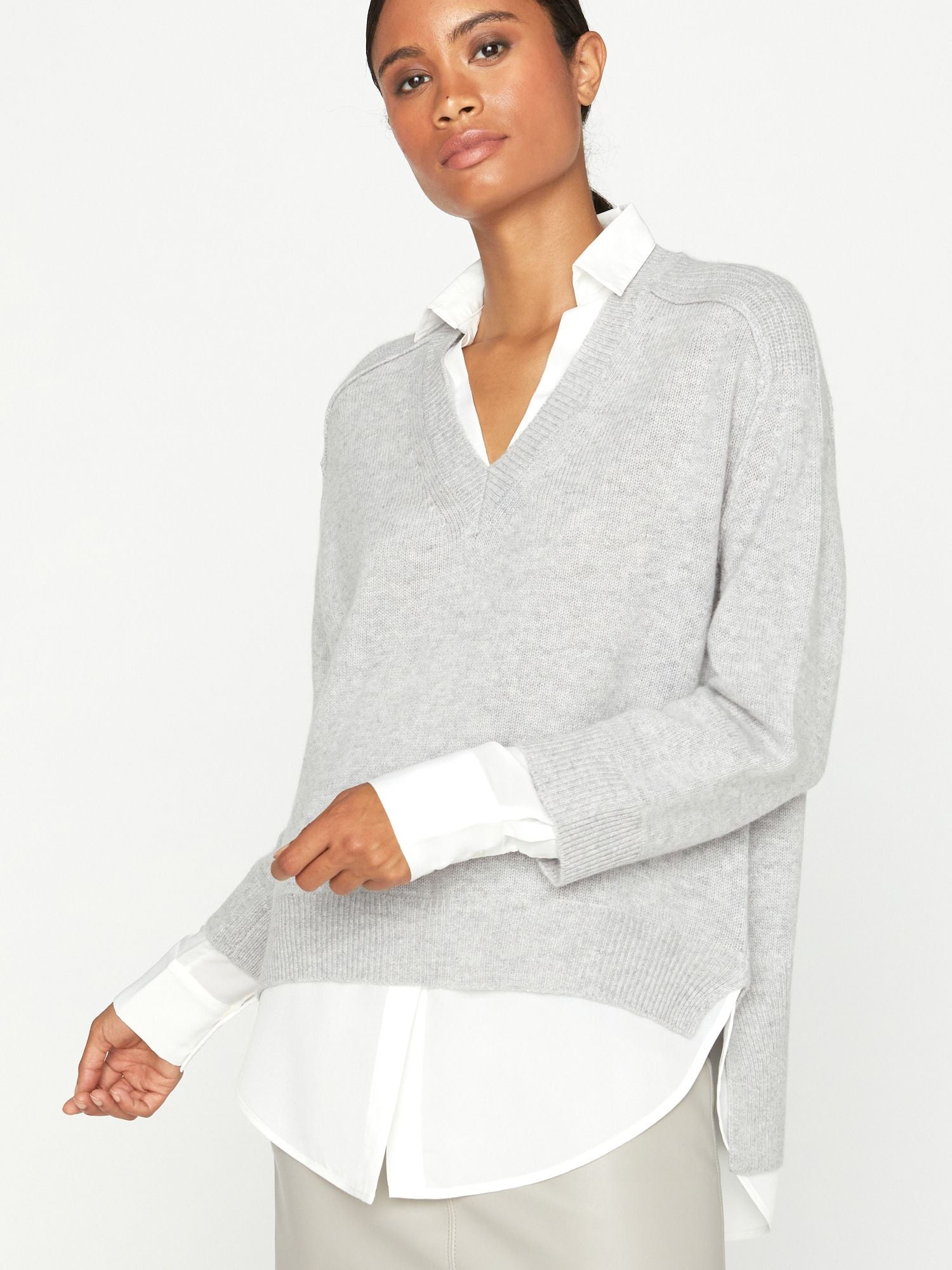The Looker Layered V-Neck - 3