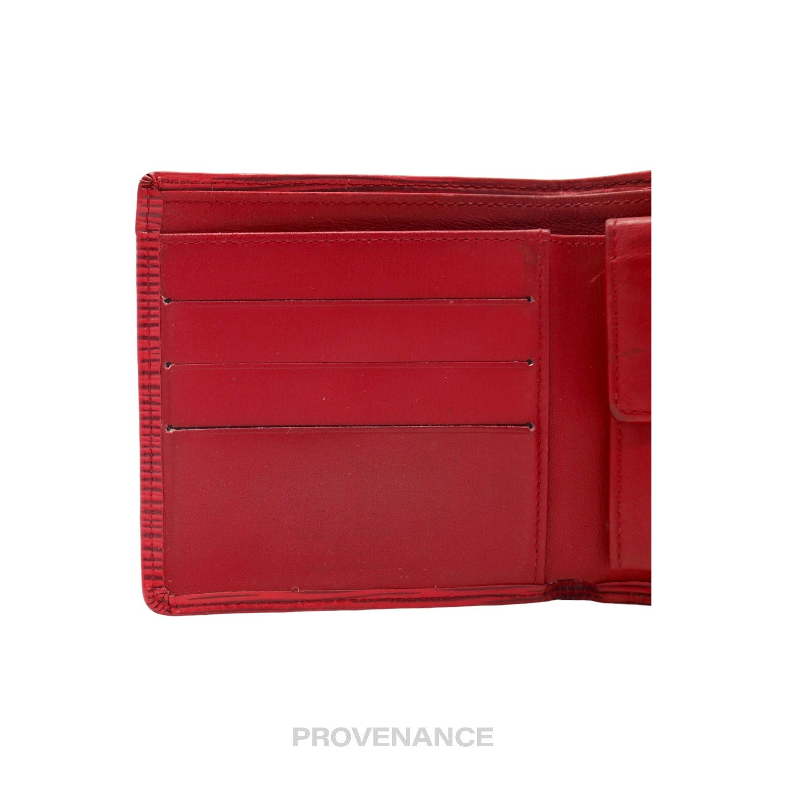 Louis Vuitton Marco Wallet - Red Epi Leather - 7