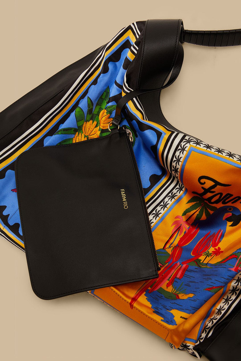 Tropical Birds Scarf Bag 8