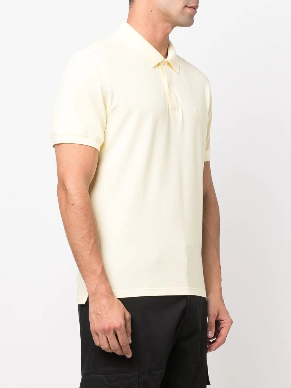 logo-embroidered polo shirt - 3