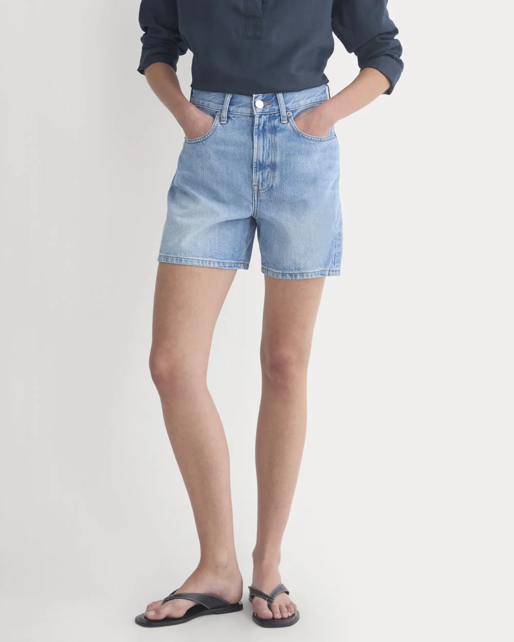 WAY-HIGH® A-LINE DENIM SHORT - 1