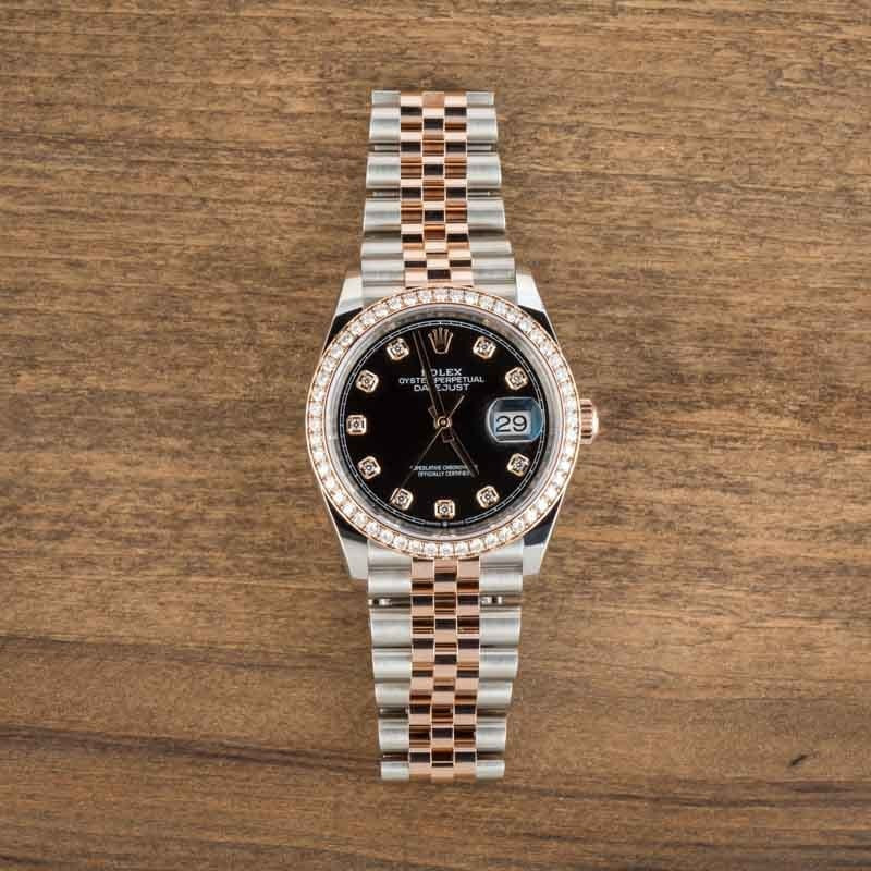 Rolex Datejust 36 Ref 126281 Black Diamond Dial - 6