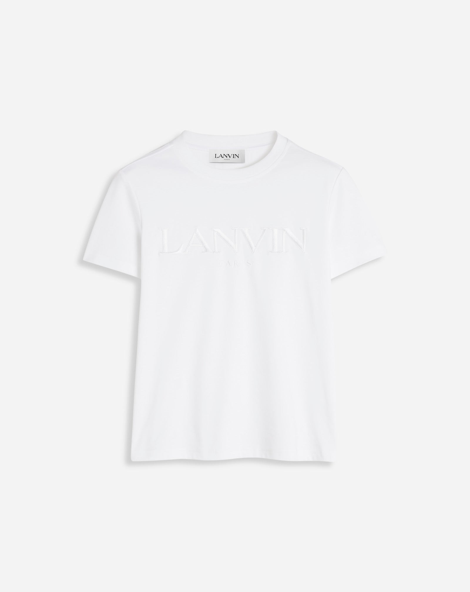 CLASSIC FIT LANVIN EMBROIDERED T-SHIRT - 1