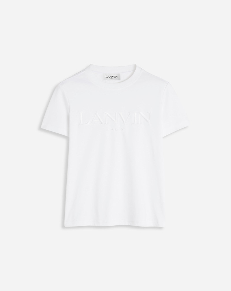 CLASSIC FIT LANVIN EMBROIDERED T-SHIRT 1