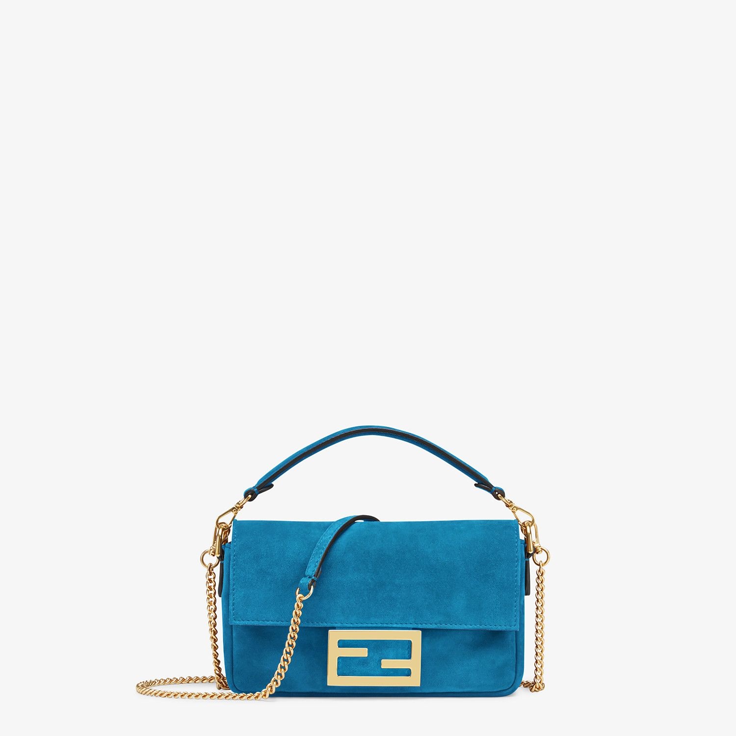 Blue suede bag - 1