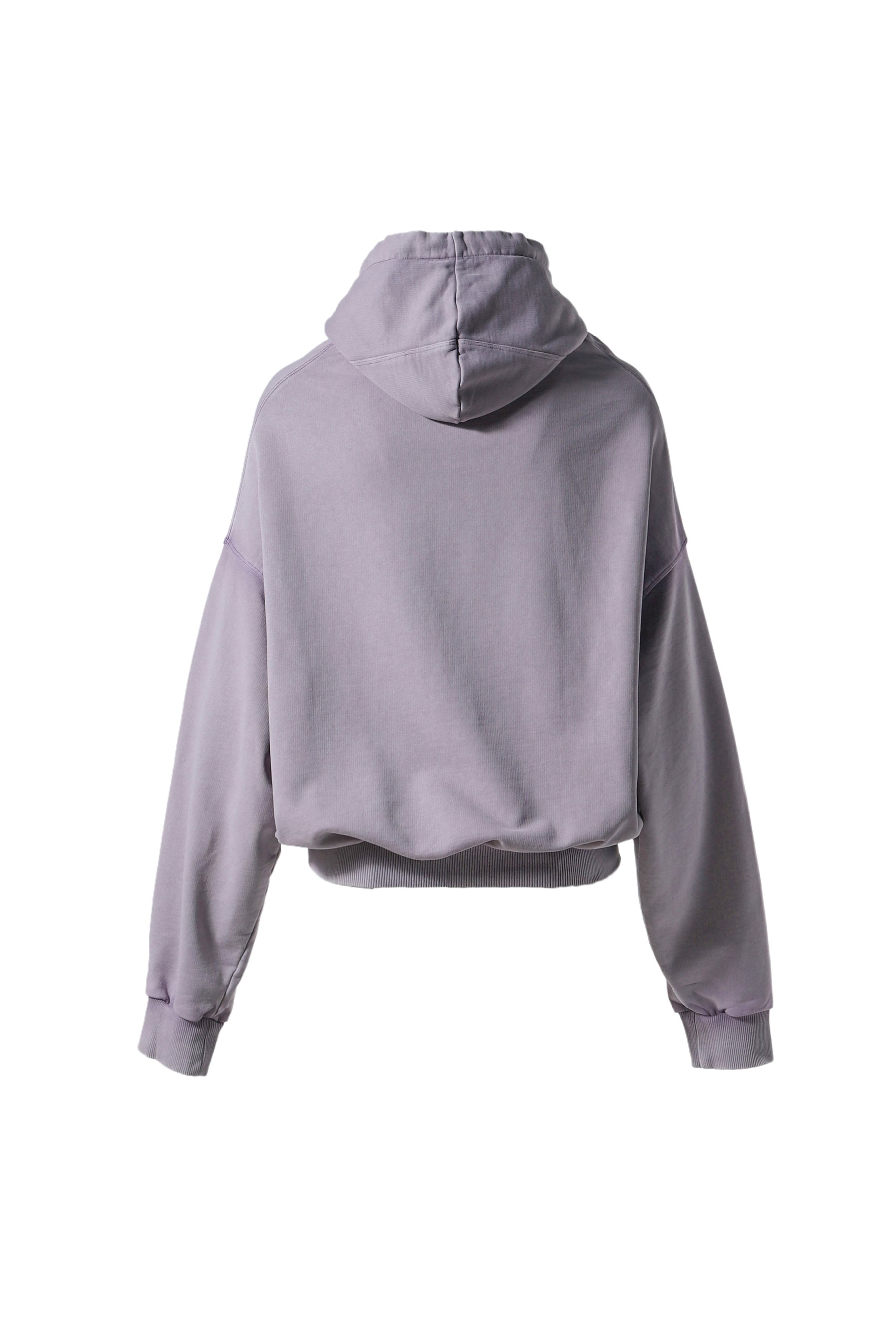 SHOULDERLESS HOODIE PURPLE / PURPLE - 2