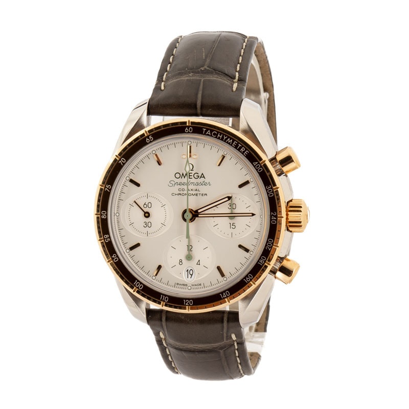 Omega Speedmaster 38 Silver Index Dial - 2