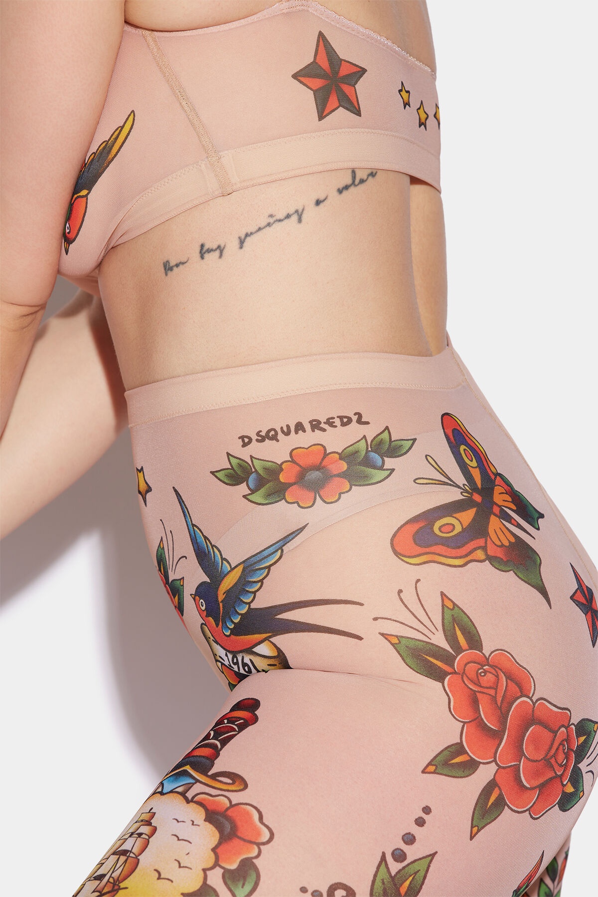 HONEY TATTOO LEGGINGS - 4