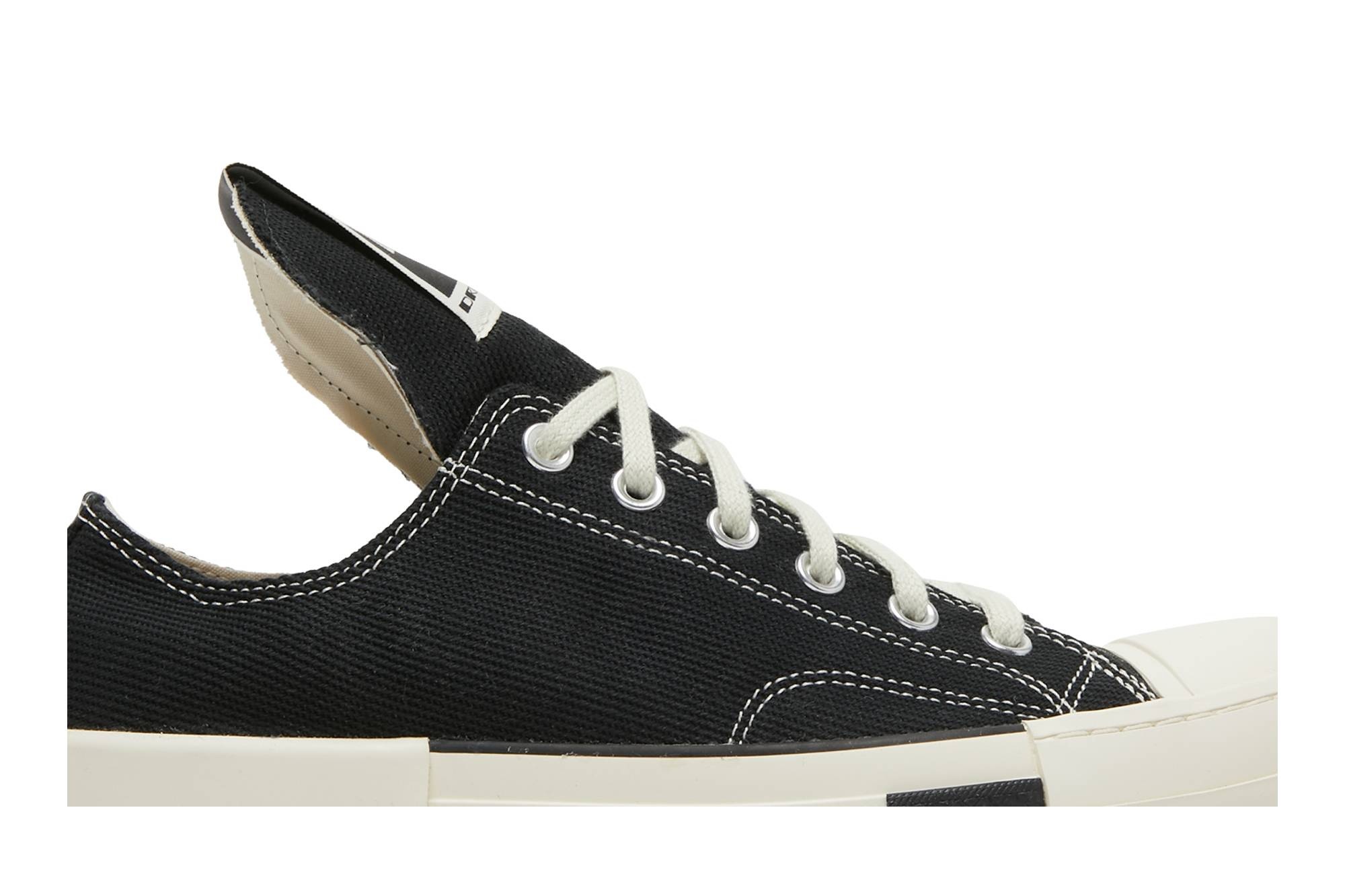 Rick Owens x DRKSHDW DRKSTAR Chuck 70 Low 'Black' - 2