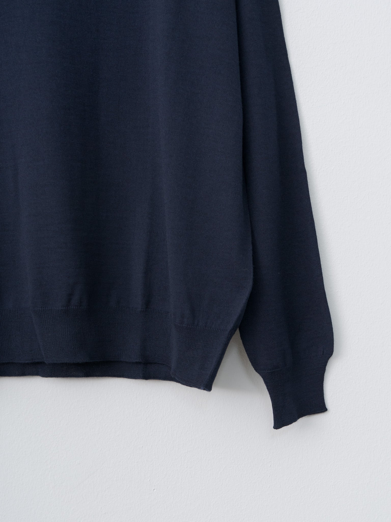 Muscat Extrafine Merino Wool Sweater - Admiral - 8