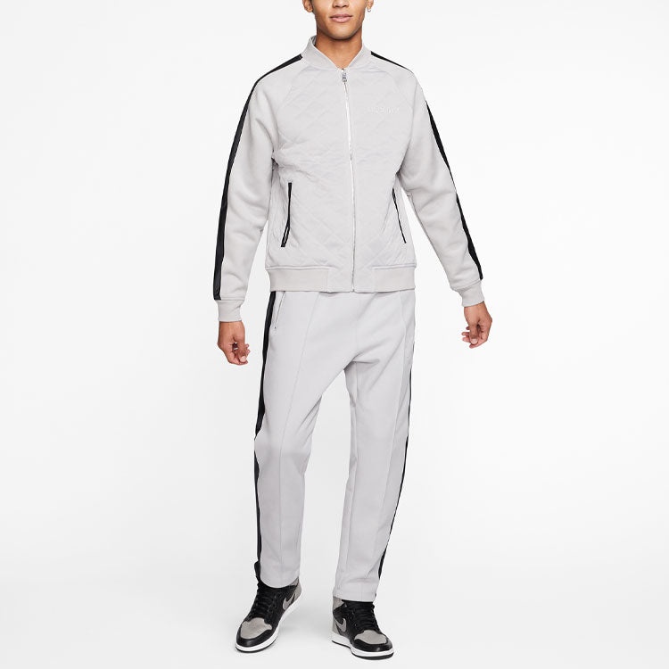 Air Jordan Athleisure Casual Sports Stand Collar Jacket Gray BQ5772-059 - 4