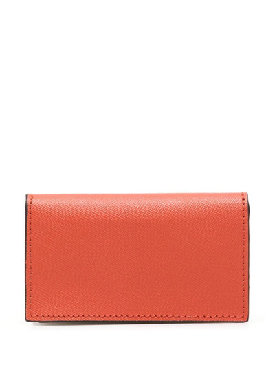 Marni colour-block leather card case outlook