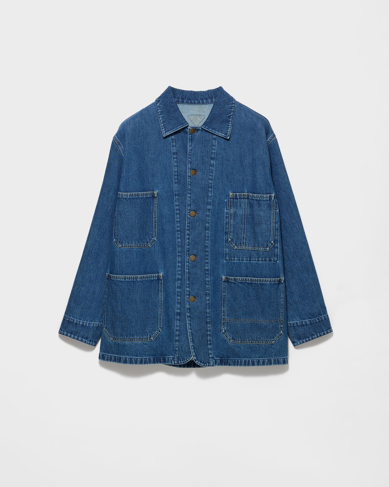 Light denim blouson jacket 1