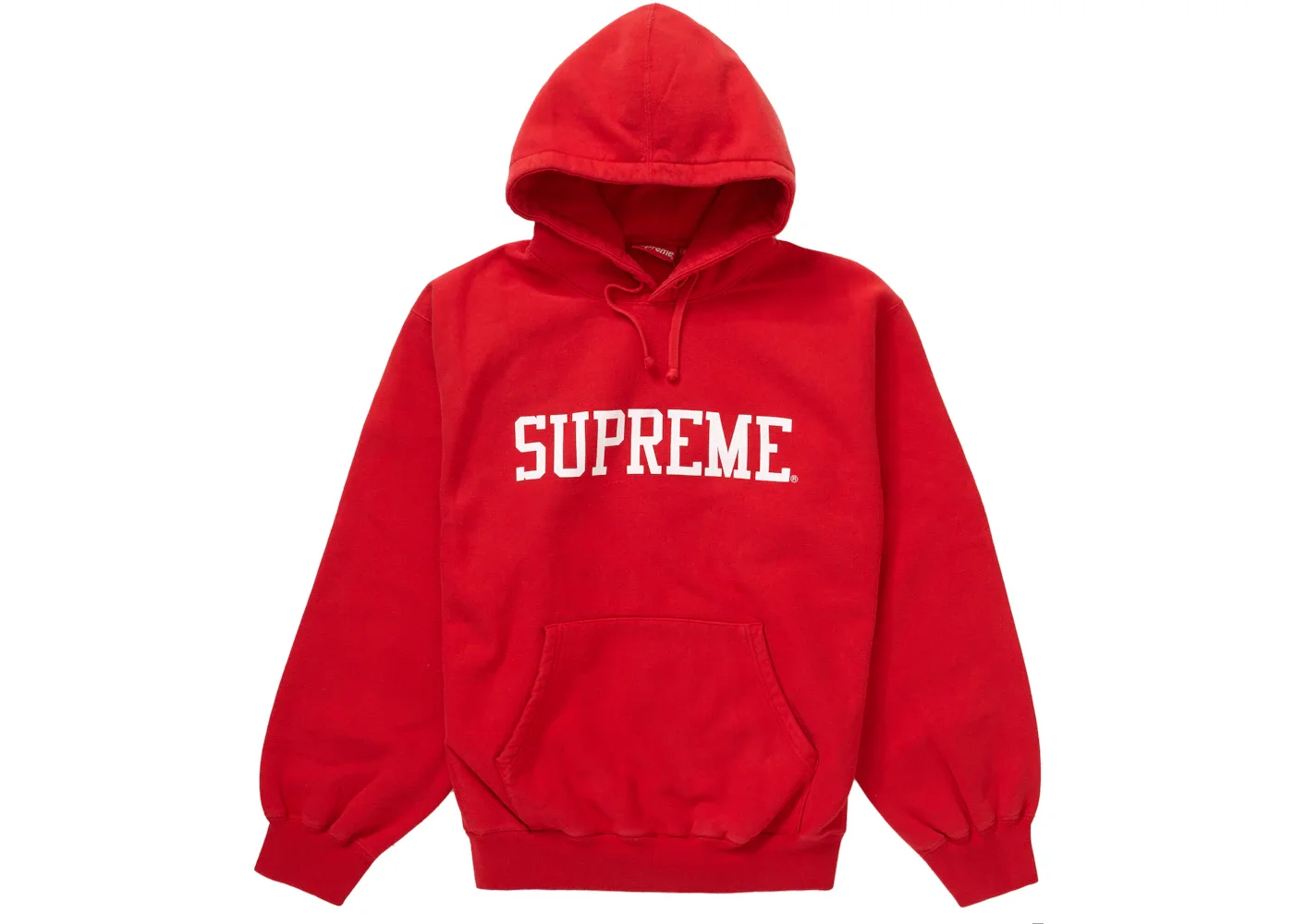 Supreme Varsity Hooded Sweatshirt Red - 1