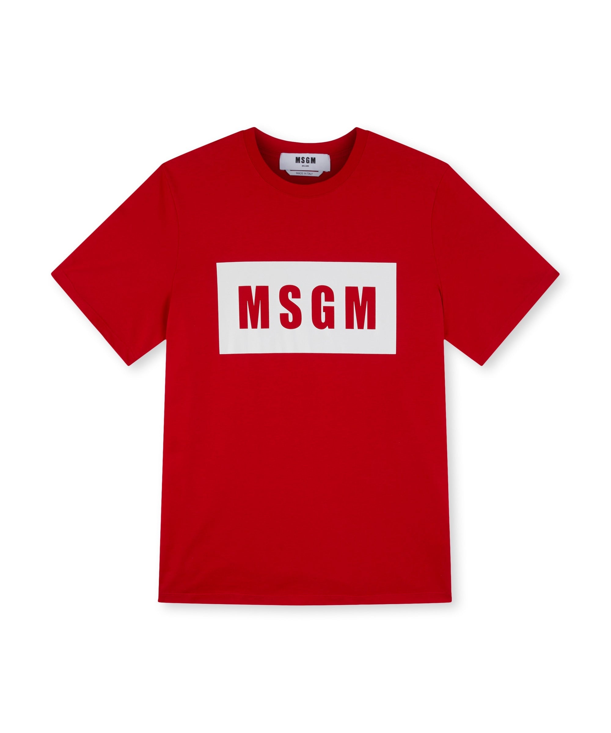 Cotton T-shirt with box logo - 2