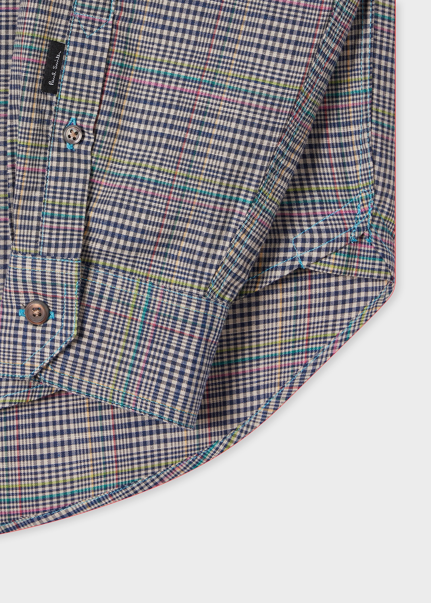 Multicolour Check Cotton-Lyocell Shirt - 2
