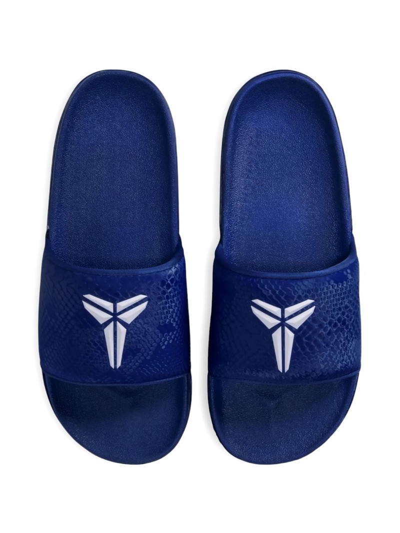 Nike Kobe logo-print flip flops outlook