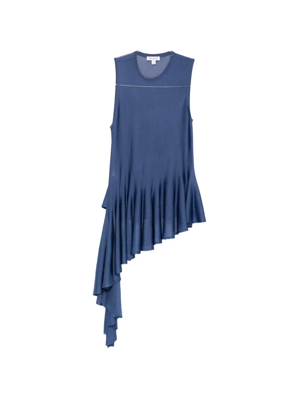 asymmetric ruffled top - 1