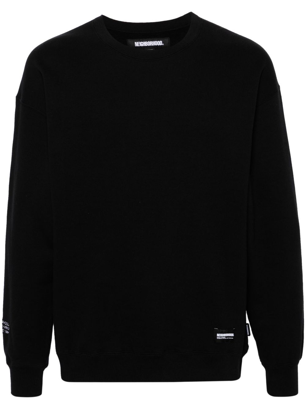 drop-shoulder cotton sweatshirt - 1