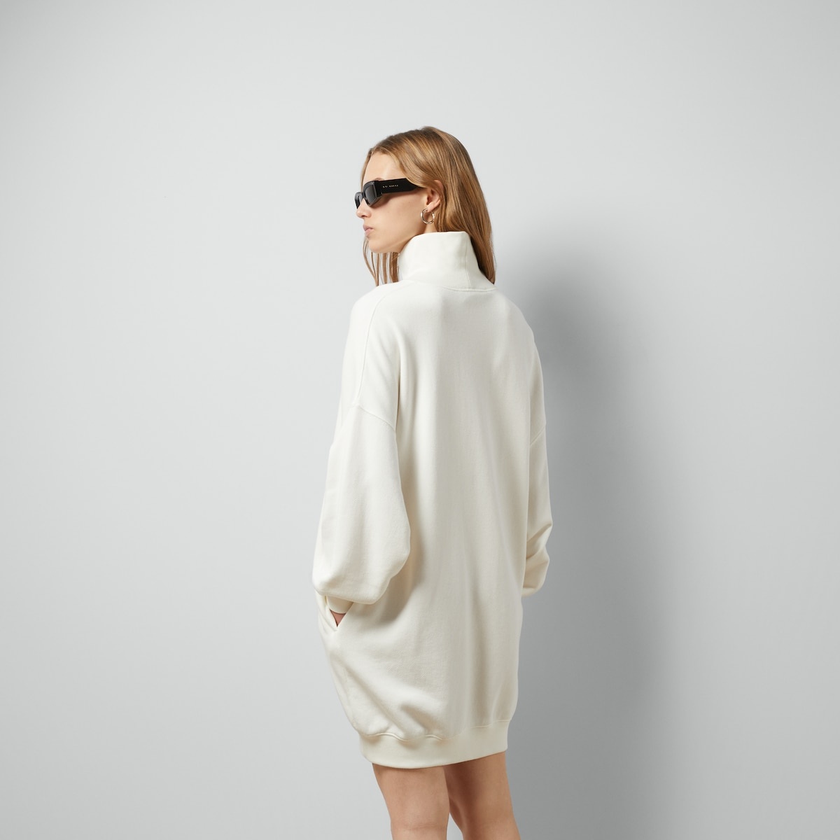 Jersey sweatshirt with embroidery - 6