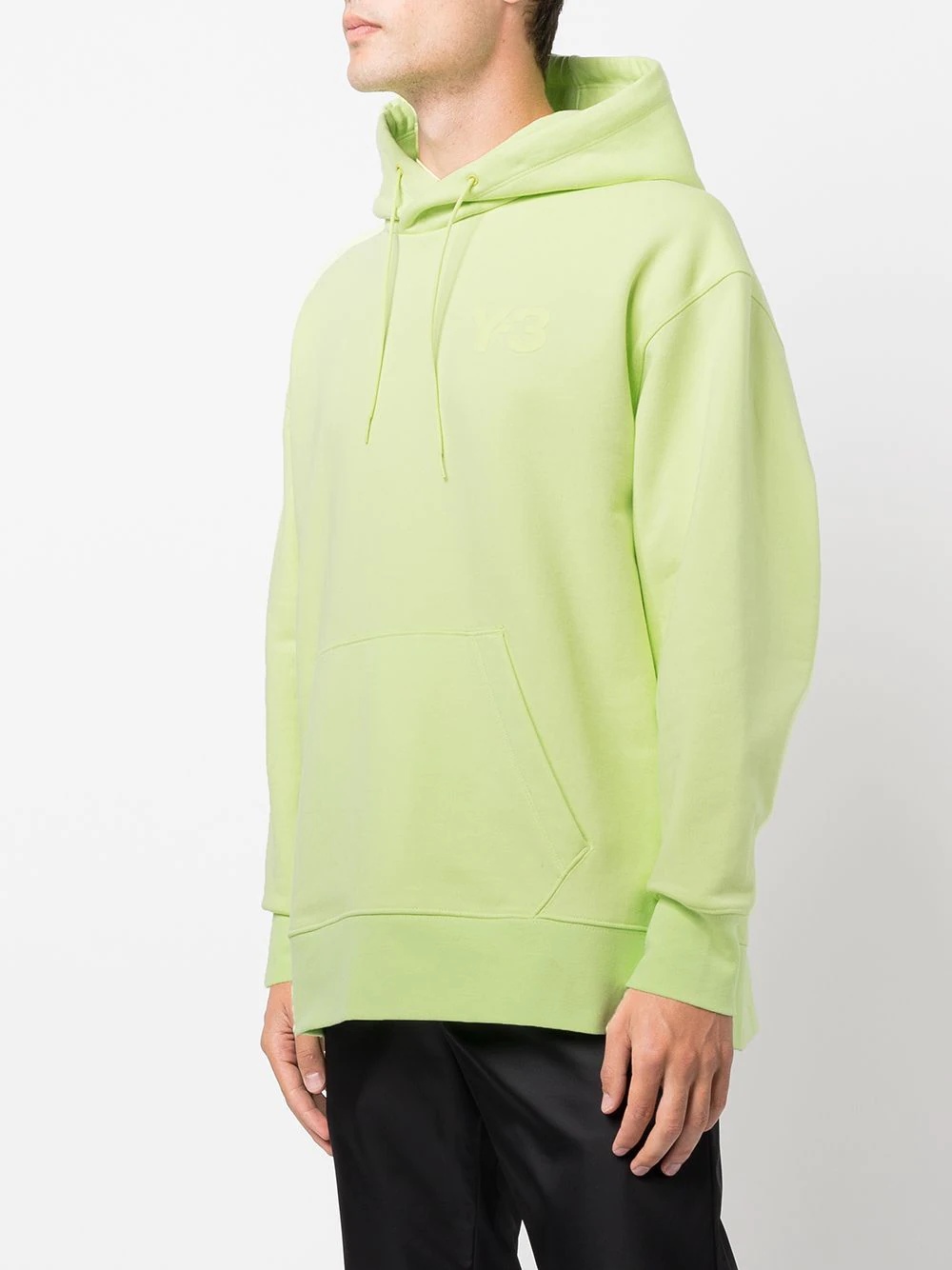 tonal logo-print cotton hoodie - 3