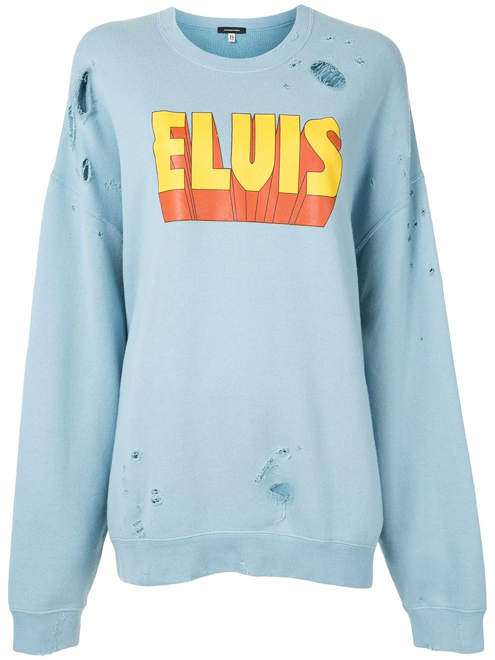 Elvis distressed sweatshirt - 1