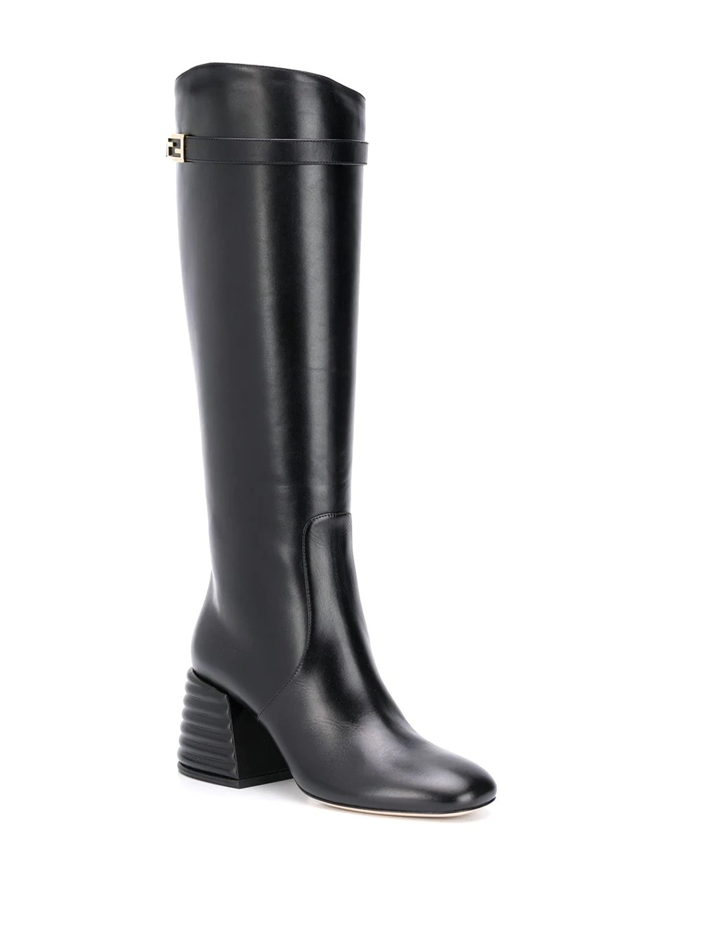 FF-motif 70mm knee-high boots - 2