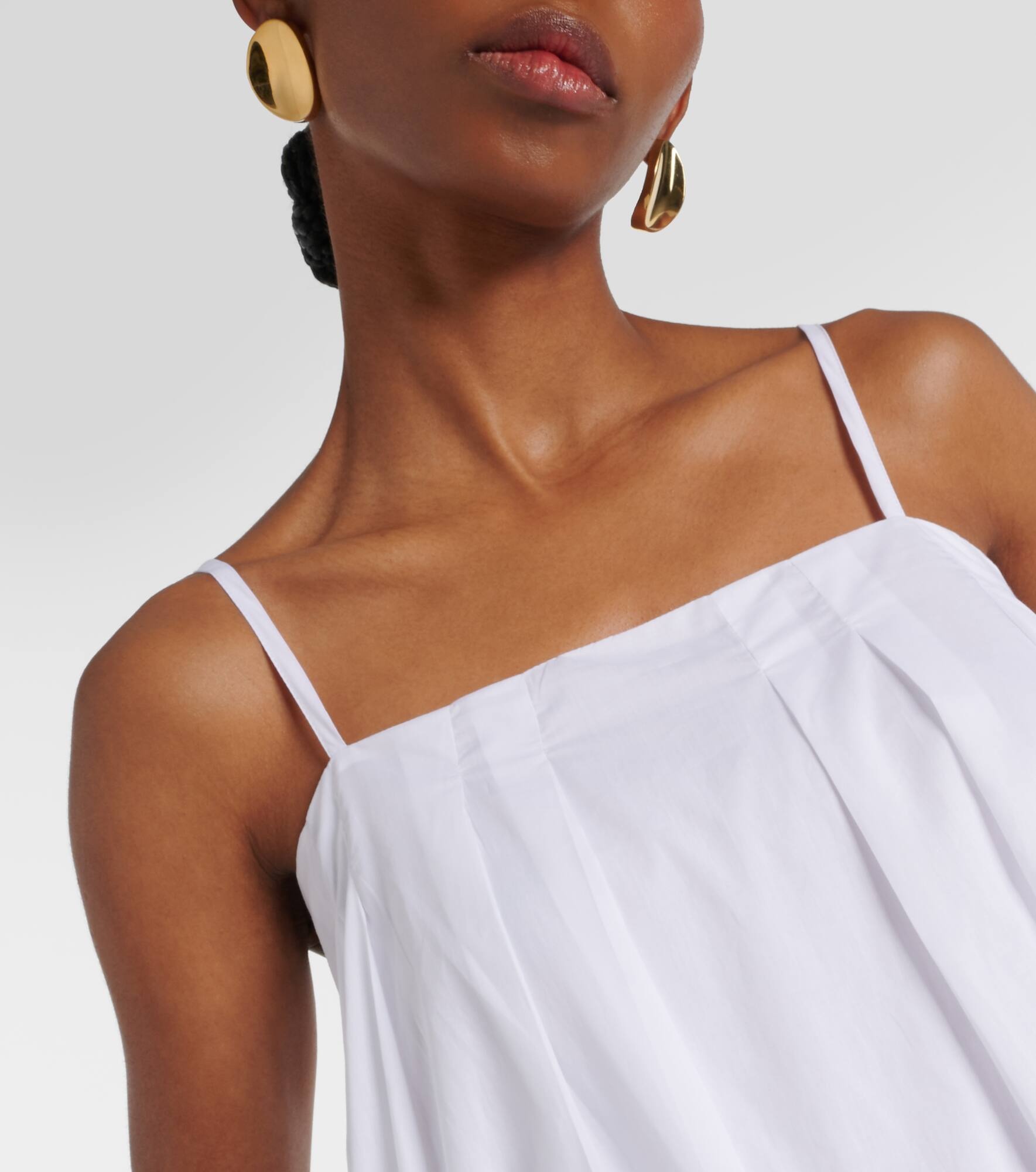 Heather cotton batiste maxi dress - 4