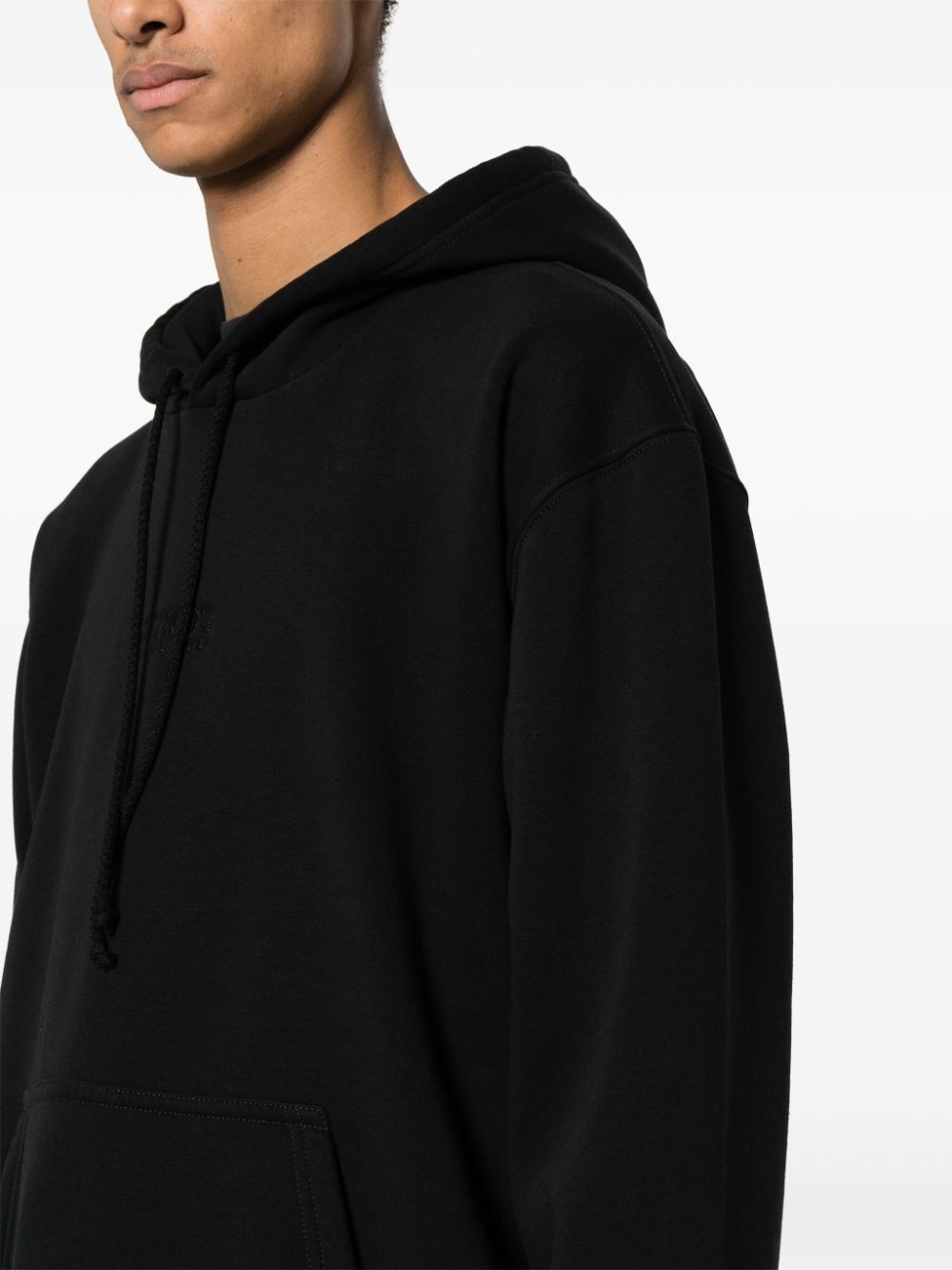Numbers logo-print hoodie - 5