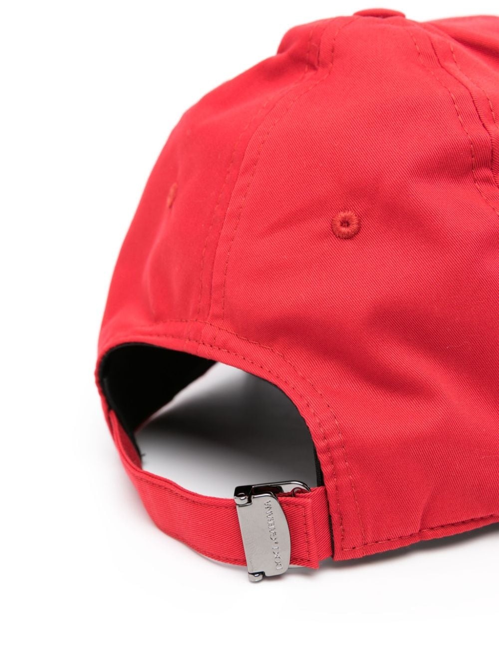 logo-plaque stretch-cotton hat - 2