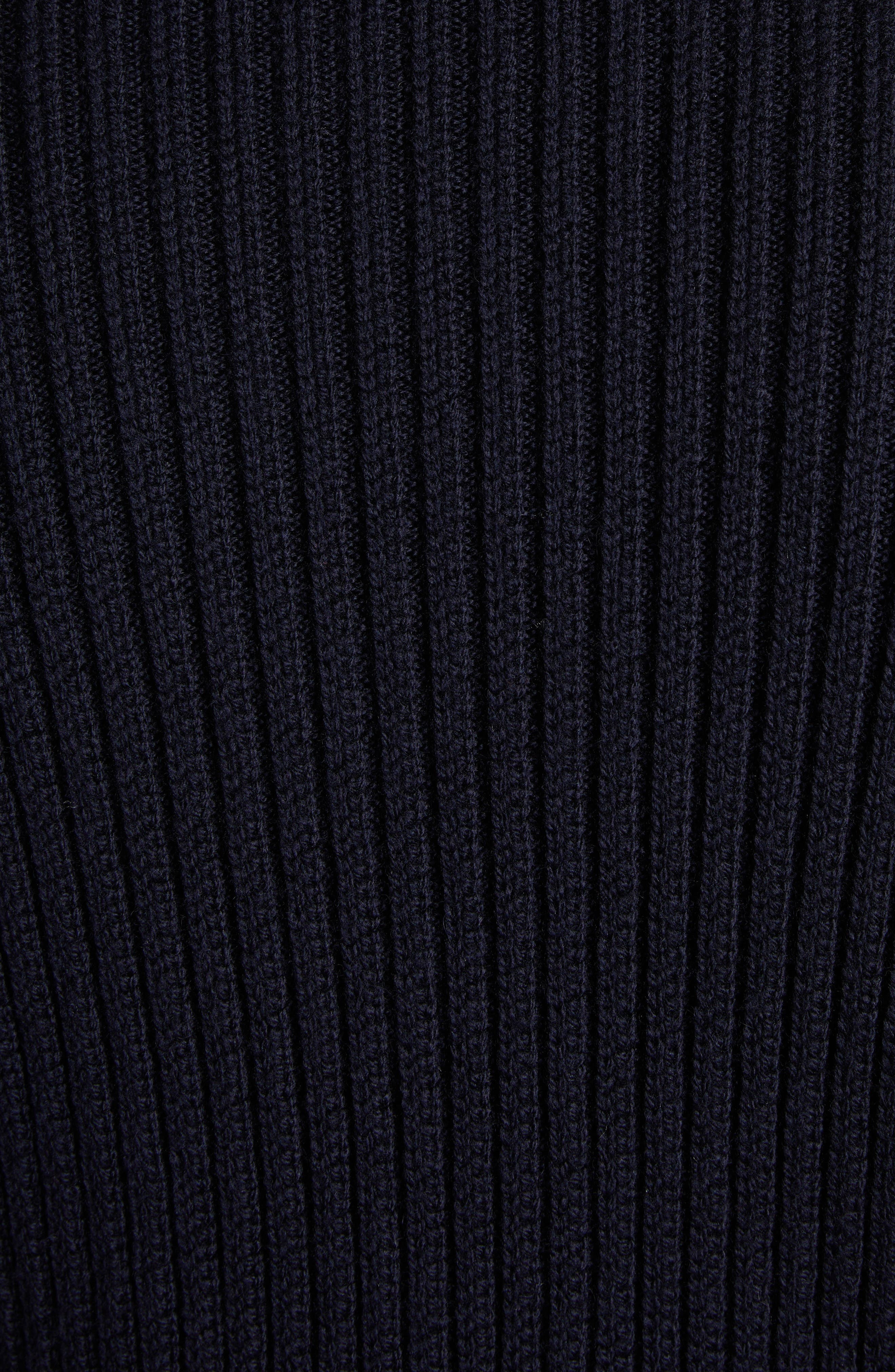 TOM FORD Wool & Cashmere Zip Front Cardigan in Midnight Navy at Nordstrom - 6