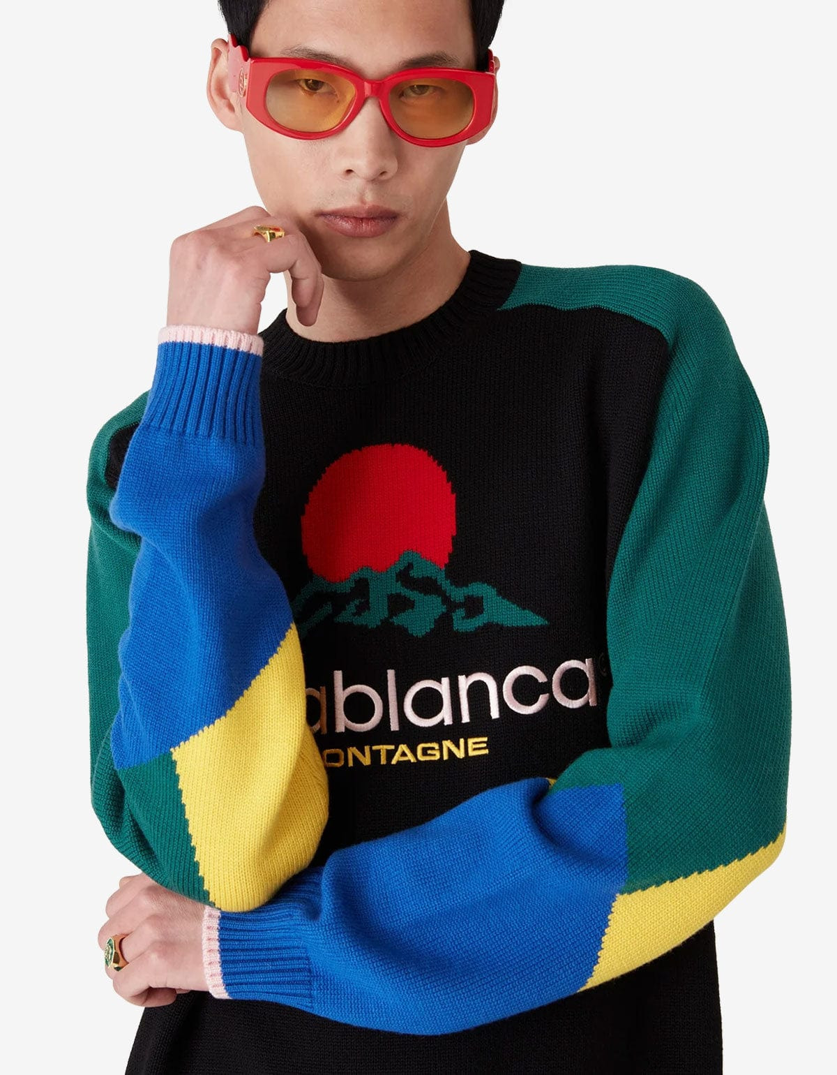Casablanca Multicolour Merino Montagne Jumper - 2