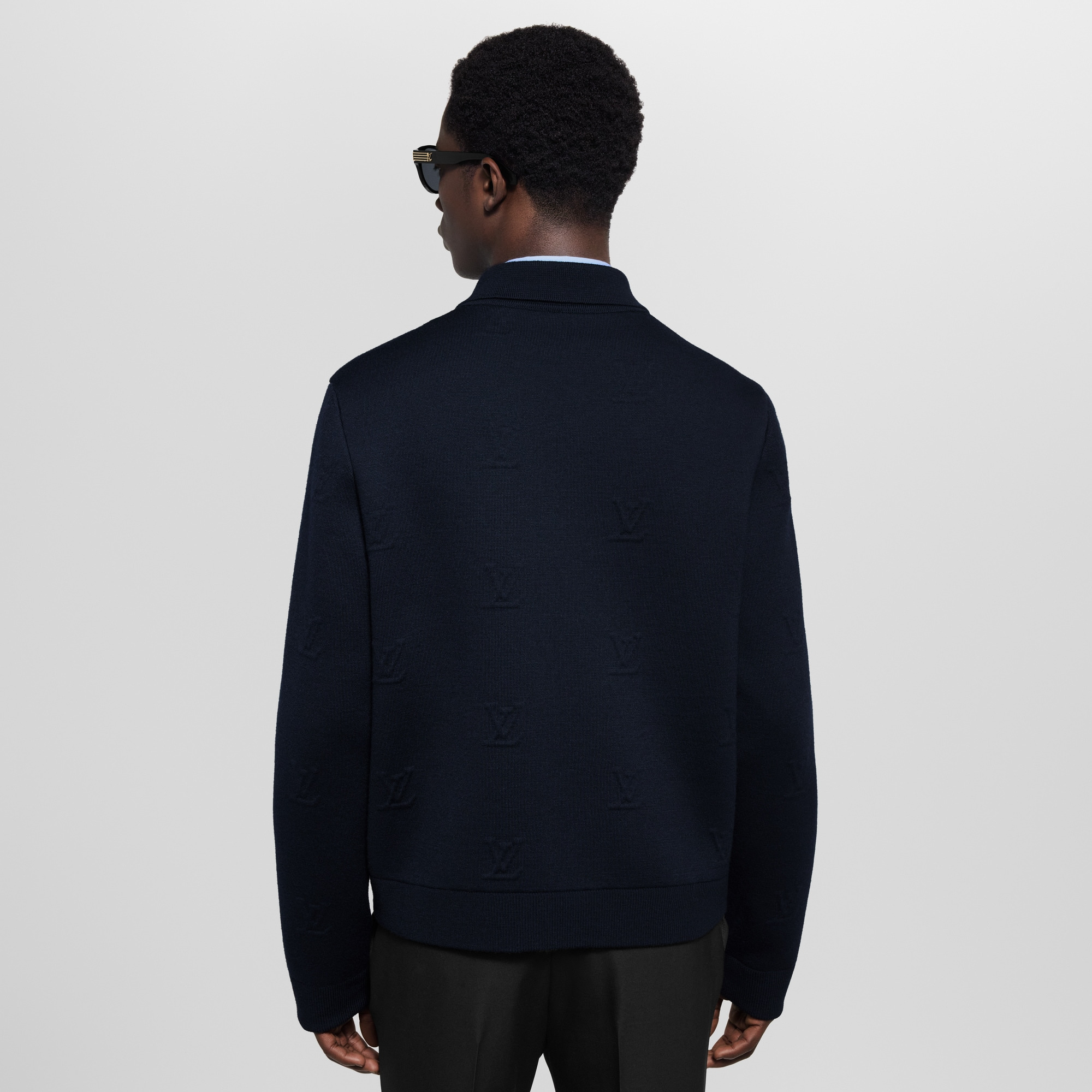 LV Blason Embossed Zipped Blouson - 4