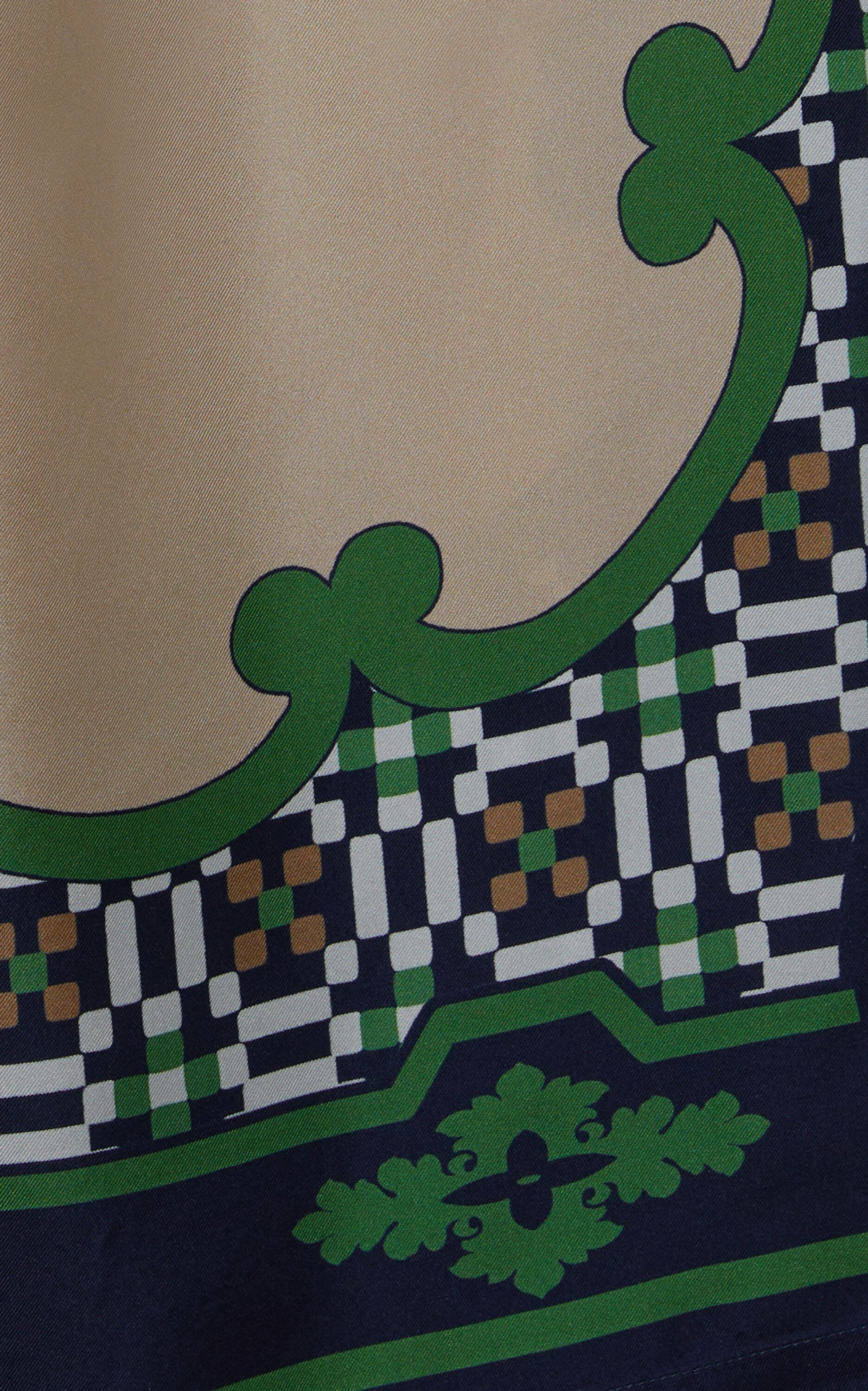 La DoubleJ Palazzo Pants Placée in Mariposa Placée Green at Nordstrom - 4