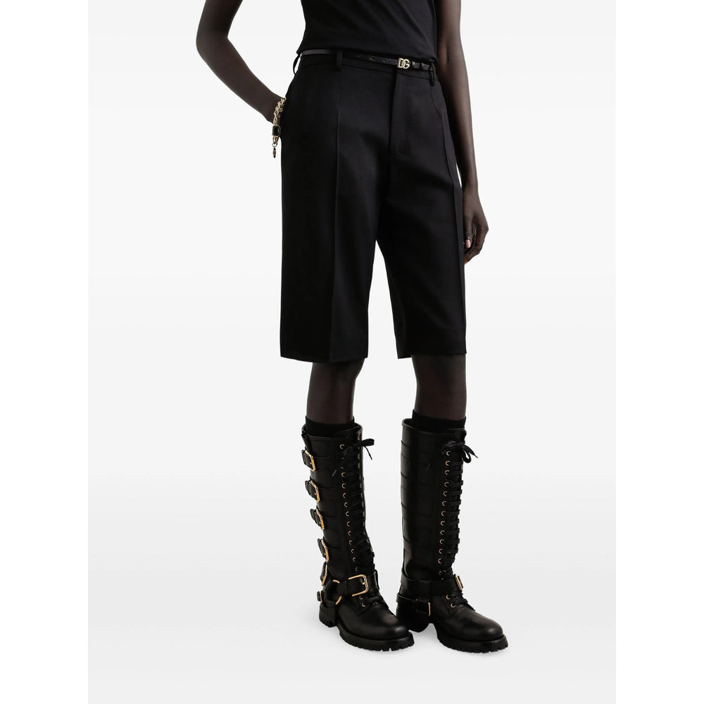 Dolce & Gabbana Black Shorts - Knee-Length Shorts Women - 2